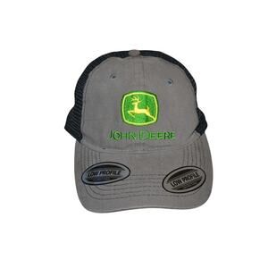 John Deere Low Profile Strap Back Mesh Back Hat New